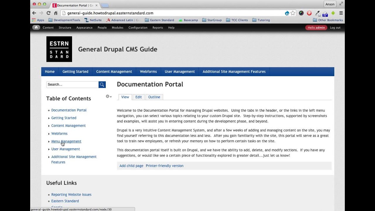 Drupal Menu Management:  Disabling/Reenabling Menu Items