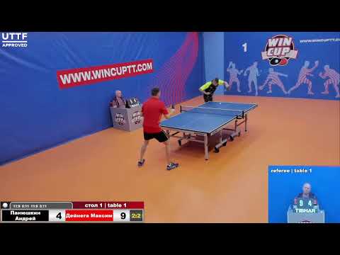 Панюшкин Андрей 2-3 Дейнега Максим  Турнир Восток 4  WINCUP  10.09.21 Прямая трансляция Зал1