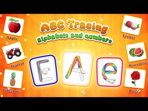 Kids ABC Learning - Alphabets & Numbers Tracing Video