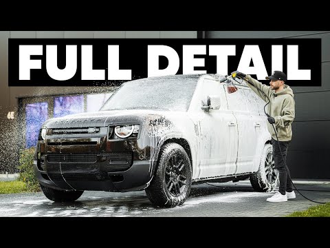 Full Exterior Detail of a Land Rover Defender - Wash, Polish & Coating