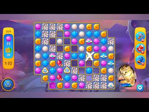 Fishdom 2022, no Boosters,   854   level  -  прохождение без бустеров,   854  уровень.