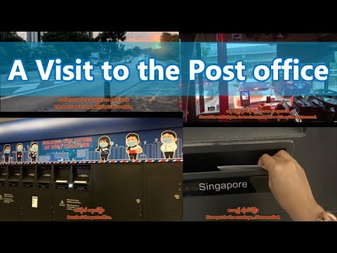 Learn Burmese from a Vlog - A Visit to the Post office