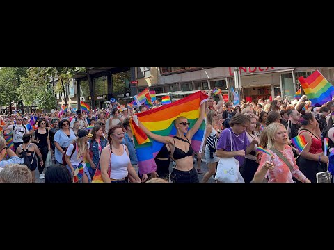 Stockholm Pride Parade 2023 | Celebrate Diversity | Walk for LGBTQ+ Community | Pride Festival in 4K