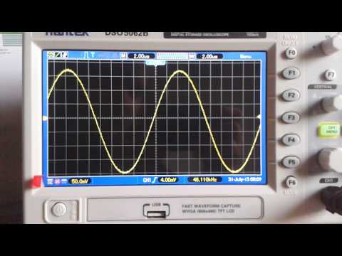 AD9833 Amplitude sweep