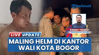 Sering Maling Helm di Kantor Wali Kota Bogor, Asep Ngaku Jual Barang Curian Buat Modal Dagang Air