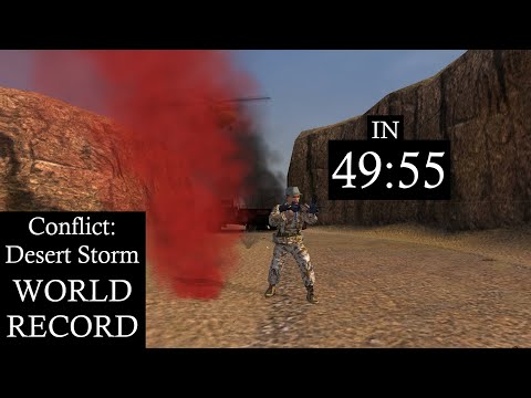 Conflict: Desert Storm speedrun in 49:55 [World Record].