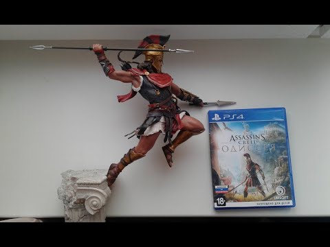 Unboxing SPARTAN EDITION Assassin's Creed Odyssey STATUES Alexios & Kassandra
