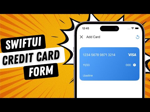 SwiftUI Credit/Debit Card Input Form - FocusState - Move to Next TextField - SwiftUI Tutorials thumbnail