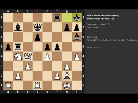 Almira Skripchenko - Florian Handke | Sicilian Defense | 1998