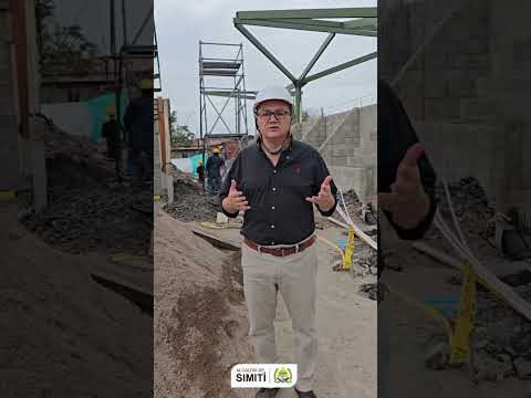 Avance de obra del PAS Plaza de Mercado de Simití