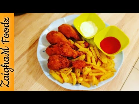 Masala Chicken Broast / How to make yummy Spicy Broast/ ZaighaM Foodz