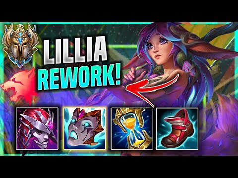 KOREAN CHALLENGER TRIES NEW LILLIA MINI REWORK! - Korean Challenger Plays Lillia JUNGLE vs Graves! |