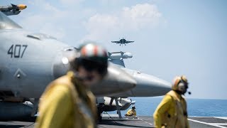 video: Exclusive: Aboard a US aircraft carrier combating Beijing's growing aggression in the South China Sea