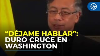 La pregunta que molestó al presidente Petro en Washington tras cita con Trump