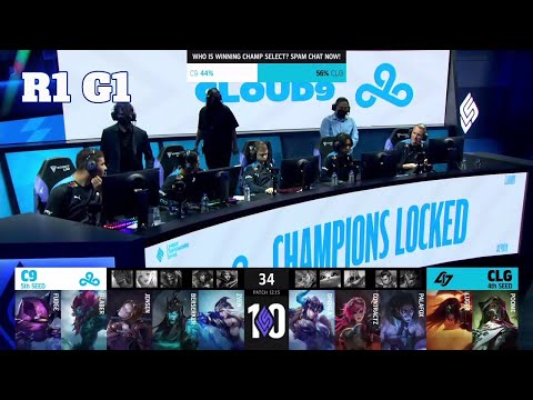 C9 vs CLG - Game 1 | Round 1 Playoffs S12 LCS Summer 2022 | Cloud 9 vs CLG G1