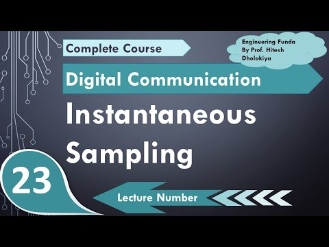 Instantaneous Sampling or Ideal Sampling or Impulse Sampling in Digital Communication