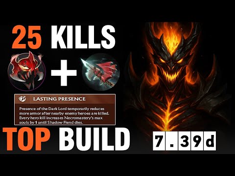Insane Physical Damage Shadow Fiend – Dota 2 Patch 7.39d Mid Lane Guide