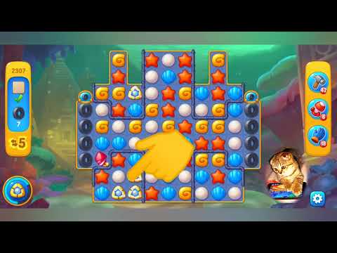 Fishdom 2022, no Boosters,  2307  level  -  прохождение без бустеров,  2307  уровень.