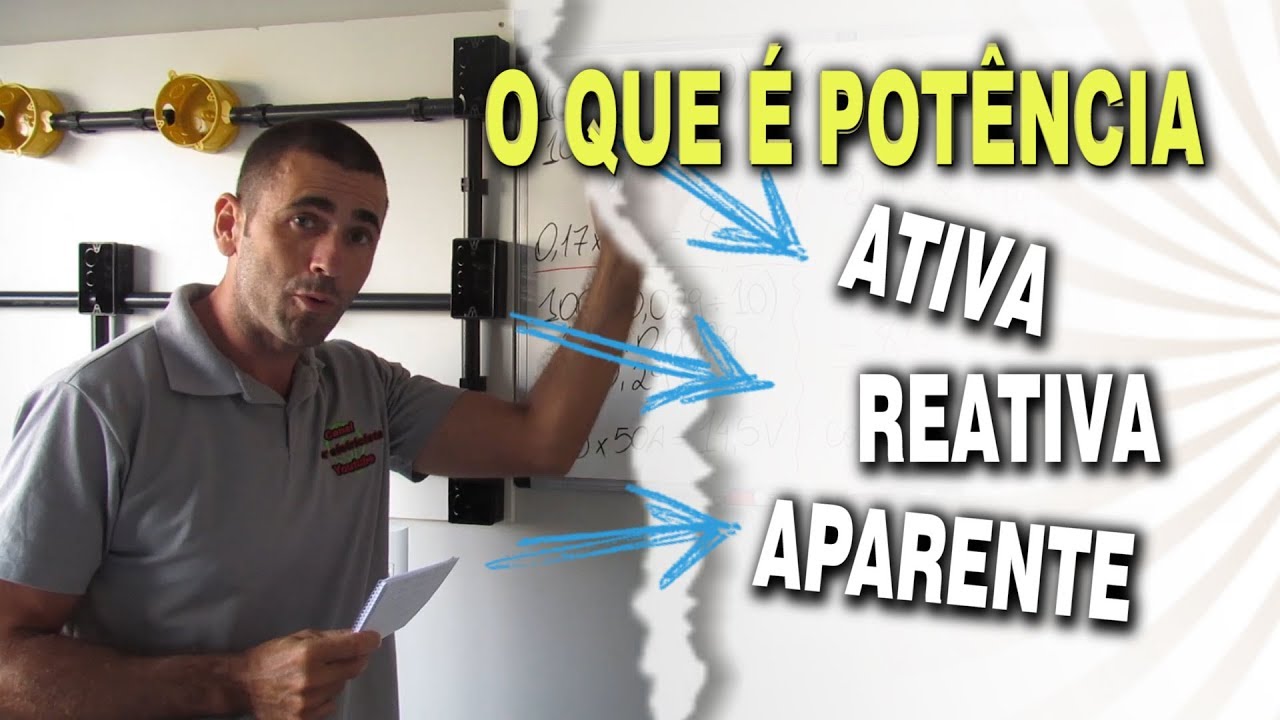 O que é POTÊNCIA Ativa, Reativa e Aparente