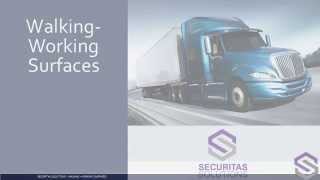 Securitas Solutions OSHA 10 Hour Series-Walking Working Surfaces Module 2