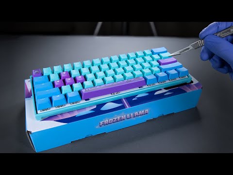 Ducky Mecha Mini Frozen Llama Edition Unboxing - ASMR
