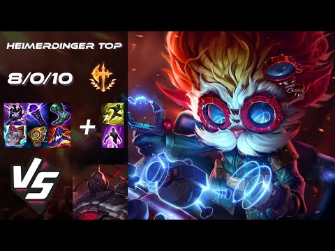 TOP Heimerdinger vs Sion - EU Grandmaster Patch 25.S2.7