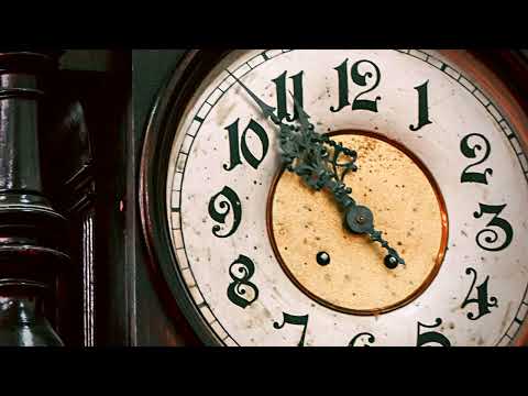 Clock Ticking - 8 Hours - [CHIMES TWICE - every 30 minutes] - Antique Table Clock