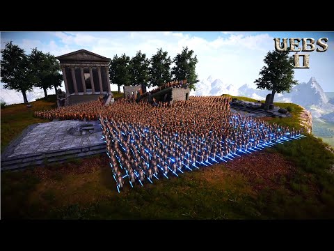 3,150 JEDIS & LEONIDAS DEFEND THE TEMPLE vs 2,000,000 MONGOLS | Ultimate Epic Battle Simulator 2