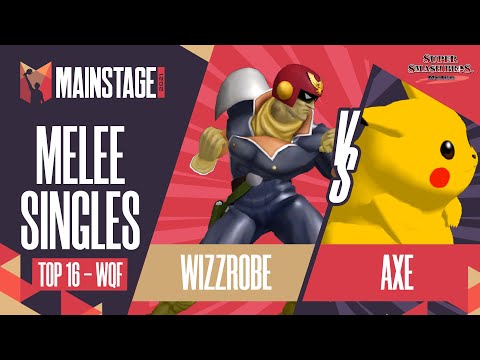 Wizzrobe vs Axe - Melee Singles: Top 16 Winners Quarters - Mainstage 2021 | Cpt Falcon vs Pikachu