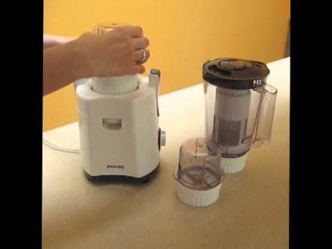 Philips HR1847/48 Assemble and disassemble mill/chopper