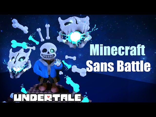 Undertale Sans Boss Fight Minecraft Map