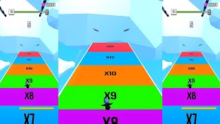 Roof Rails the best run with more satisfying sticks collection ASMR gameplay