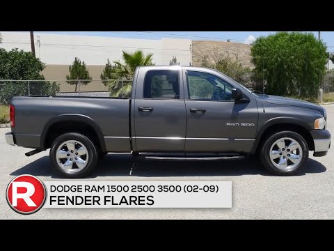 DIY Install: Spec-D Fender Flares Dodge Ram (02-09) 1500 2500 3500 Smooth Rivet Style