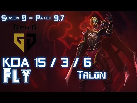 Gen Fly TALON vs RUMBLE Mid - Patch 9.7 KR Ranked