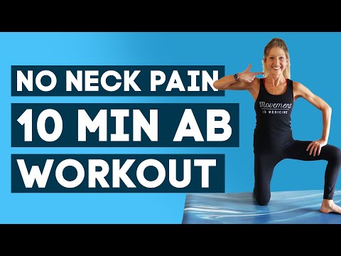 No Neck Pain Abs Workout | 10 Min Ab Workout (NECK + BACK FRIENDLY!)