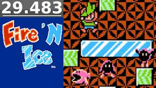 Fire 'N Ice (NES) 14-10 Speedrun: 29.483 (Former WR)