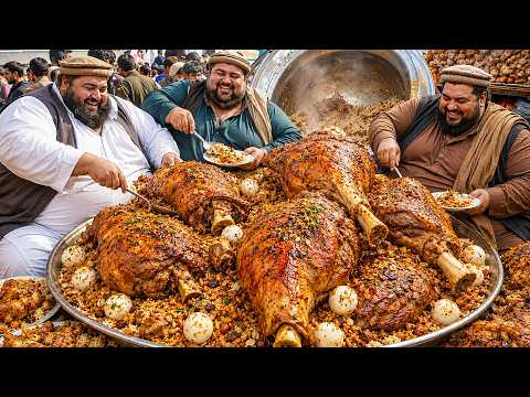 Most Cheap Street food in Afghanistan | Kabuli pulao, Roasted Chicken, Biryani recipe, Punjabi Curry