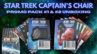 Promo Packs #1 and #2 Unboxing - Star Trek Captain's Chair | NS Unlox The Box