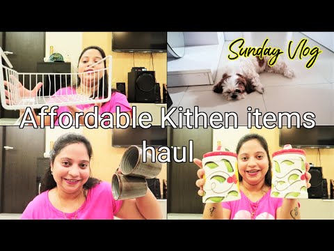 Kitchen organization haul | Affordable kitchen products haul Video