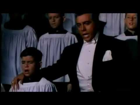 Mario Lanza - Ave Maria (Luciano Pavarotti young boy singing with Mario Lanza)