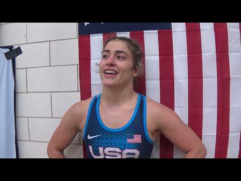 Helen Maroulis after 2023 Final X Special Wrestle-off victory at 57 kg