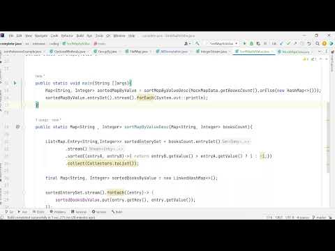 Java Coding Interview Problem Sort Map By Values Java 8 Features Java Stream