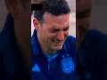 L Scaloni Argentina Manager Crying After Winning FIFA World Cup Qatar 2022 Shorts Football
