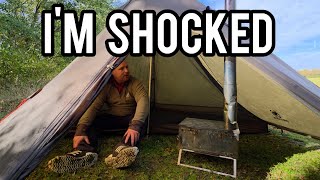 ​FASTEST Lightweight Hot Tent Setup! (Minutes to Cozy Warmth)