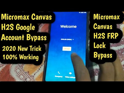 Micromax Canvas Infinity (HS2) FRP (Google Account) Lock Remove Done (Android 7.1.2) Without PC