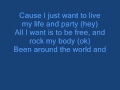 Rio lyrics- (i wanna party) 