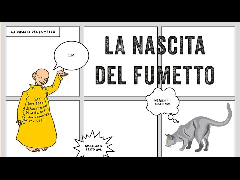 La nascita del fumetto in breve