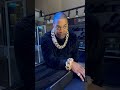 MAKING BUSTA RHYMES Bustarhymes BIGGEST DIAMOND CUBAN SETUP Shorts