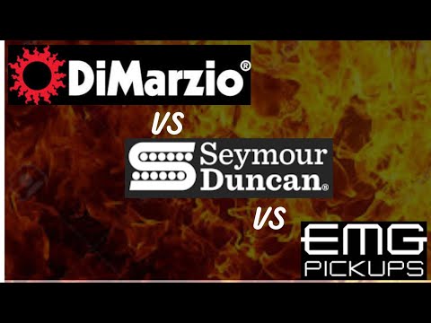 Dimarzio vs Seymour Duncan Vs EMG