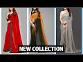 New Saree Designs 2024 | Party Wear Chiffon Saree | Pakistani Designer Saree